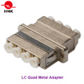 LC Quad Padrão Fibra Óptica Adaptador Plástico